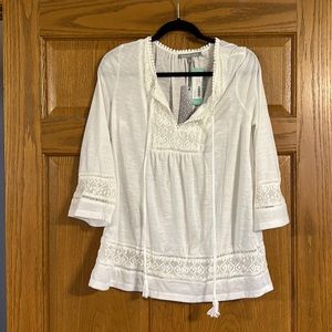 Cream boho top